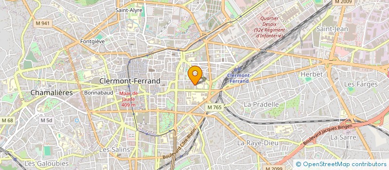 localisation de l'entreprise GPM PUY DE DOME  CLERMONT-FERRAND