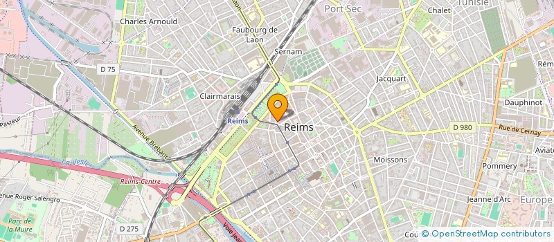 localisation de l'entreprise GPMCF2  REIMS