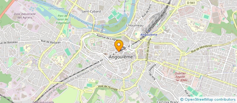 localisation de l'entreprise GPME SARL à ANGOULEME