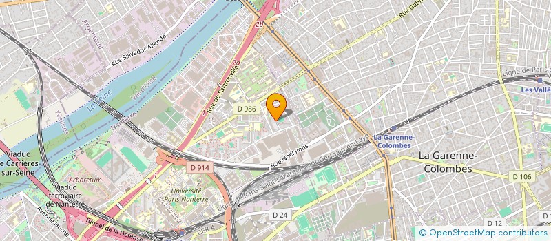 localisation de l'entreprise GPMI à NANTERRE