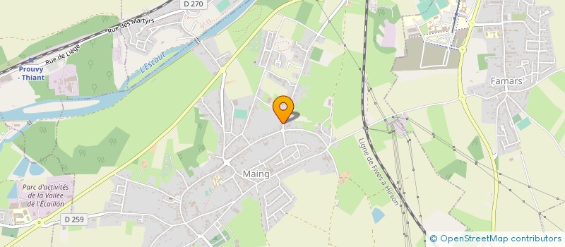 localisation de l'entreprise GPMI  MAING
