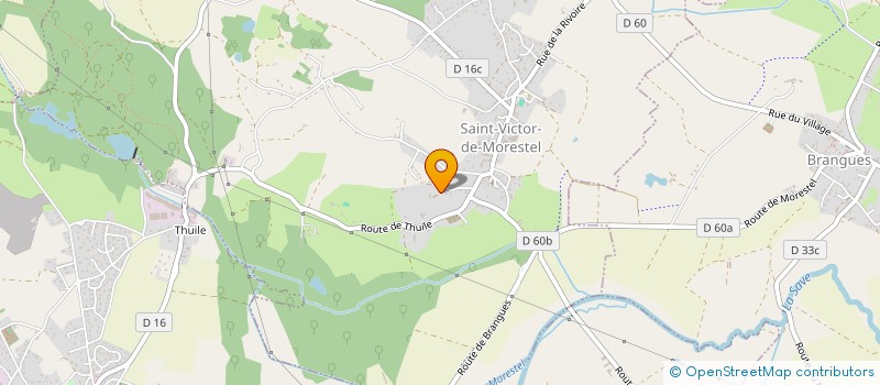 localisation de l'entreprise GPMJ  SAINT-VICTOR-DE-MORESTEL