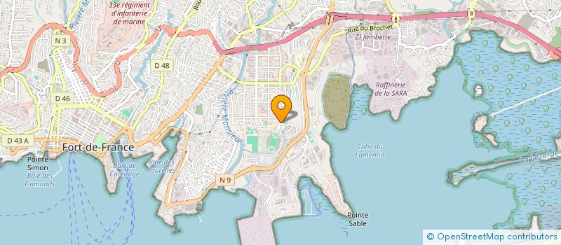 localisation de l'entreprise GPMJ HOLDIMMO  FORT-DE-FRANCE