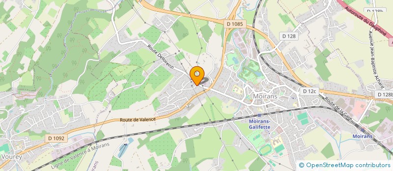 localisation de l'entreprise GPMP  MOIRANS