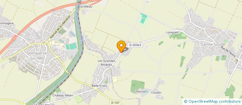 localisation de l'entreprise GPMP INVEST  SAINTE-SOULLE