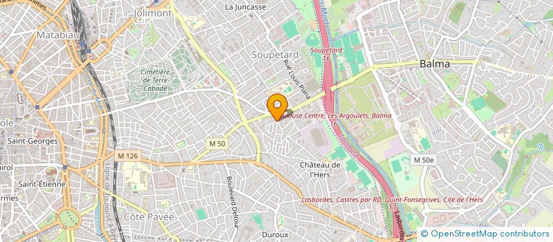 localisation de l'entreprise GPMS FINANCE  TOULOUSE