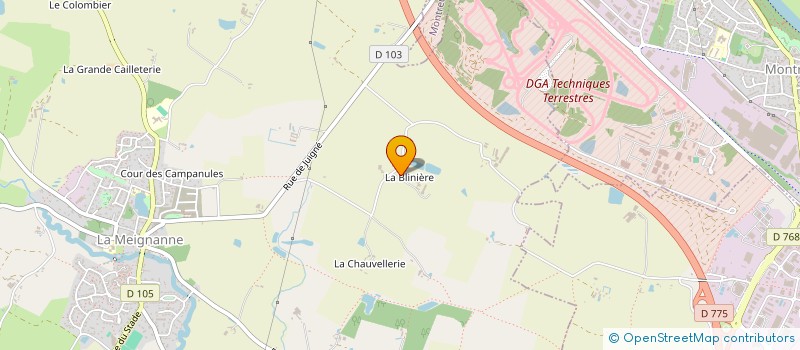 localisation de l'entreprise GPMT EMPL LOIRE BRIONNEAU à LONGUENEE-EN-ANJOU