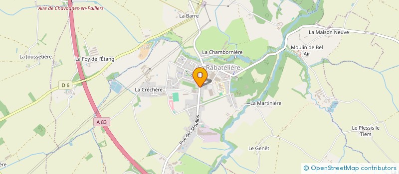 localisation de l'entreprise GPMT EMPLOYEURS LE PETIT CHEMINET  LA RABATELIERE