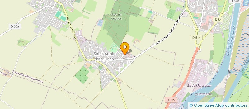 localisation de l'entreprise GPMT HOLDING  SAINT-AUBIN-D'ARQUENAY