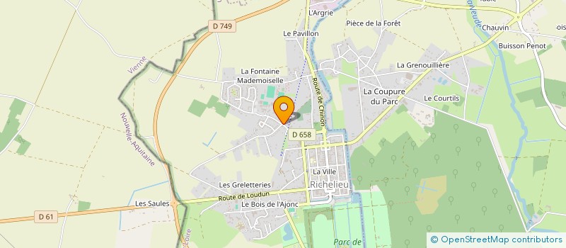 localisation de l'entreprise GPN ENVIRONNEMENT à RICHELIEU