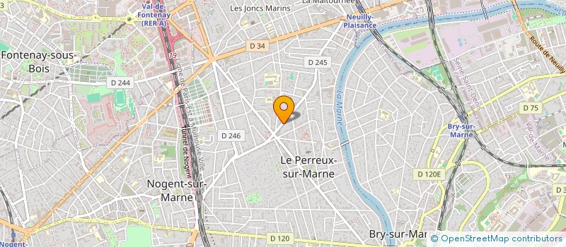 localisation de l'entreprise GPN NOTAIRES, OFFICE NOTARIAL DU PERREUX SUR MARNE  LE PERREUX-SUR-MARNE