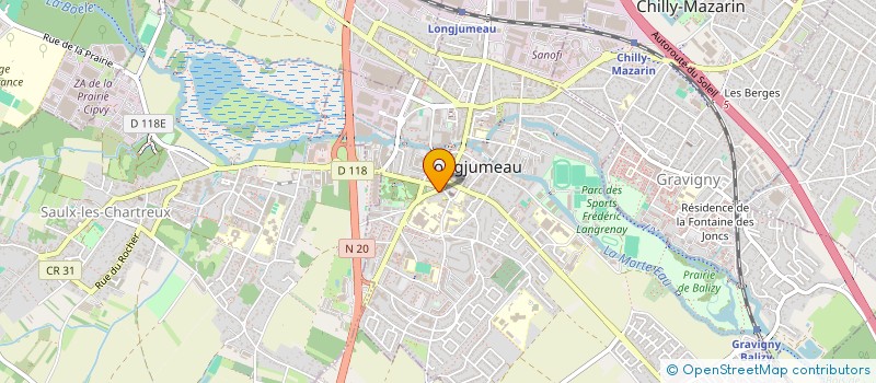 localisation de l'entreprise GPN SECURITE à LONGJUMEAU