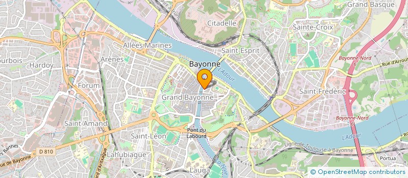 localisation de l'entreprise GPO NET à BAYONNE