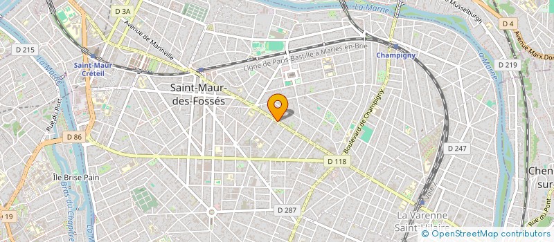 localisation de l'entreprise GPOA à SAINT-MAUR-DES-FOSSES