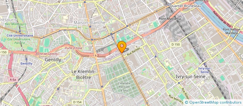 localisation de l'entreprise GPOP PUBLISHING  IVRY-SUR-SEINE