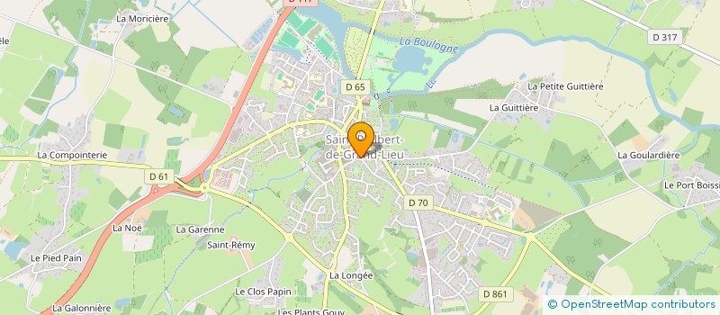 localisation de l'entreprise GPP  SAINT-PHILBERT-DE-GRAND-LIEU