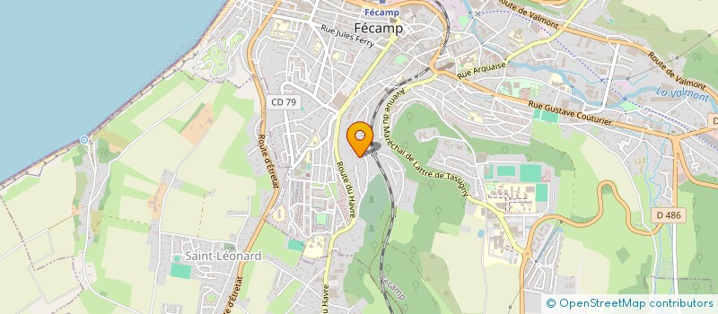 localisation de l'entreprise GPP GAMBETTA  FECAMP