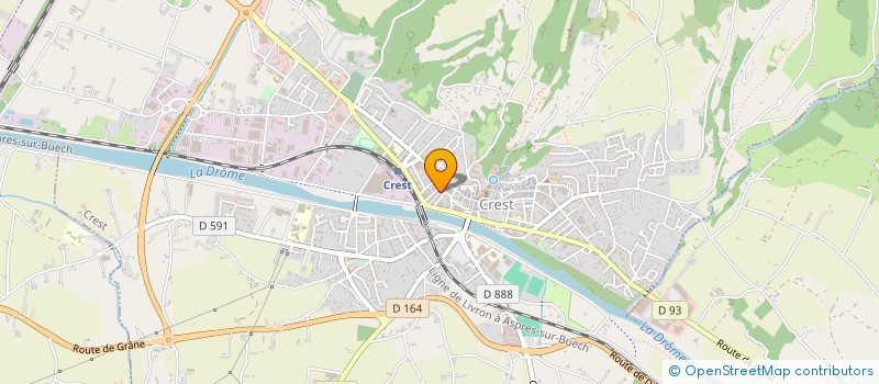 localisation de l'entreprise GPP RENOVATION à CREST