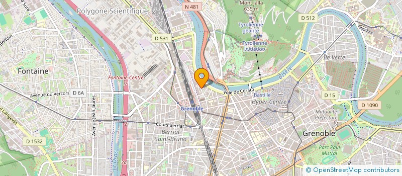 localisation de l'entreprise GPR  GRENOBLE