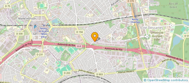 localisation de l'entreprise GPR à NOISY-LE-GRAND