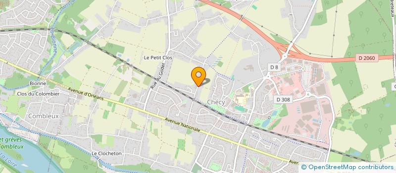 localisation de l'entreprise GPR BANDE SARL à CHECY