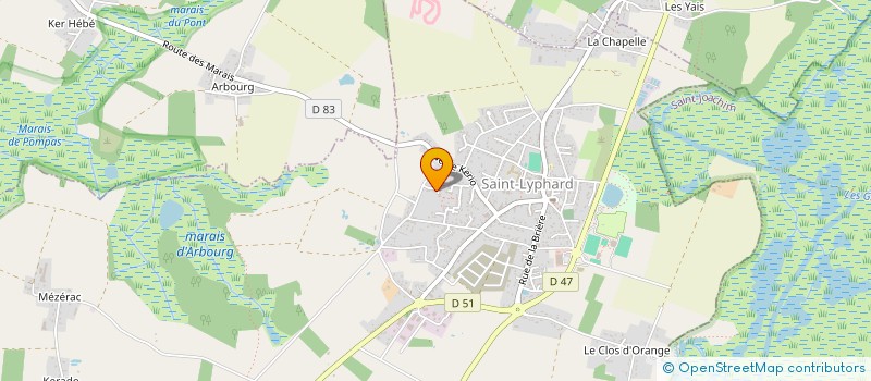 localisation de l'entreprise GPR INFORMATIQUE  SAINT-LYPHARD