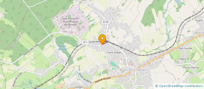 localisation de l'entreprise GPR - INVEST  BONS-EN-CHABLAIS