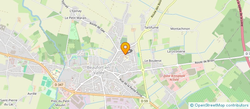 localisation de l'entreprise GPR OUVERTURES  BRISSAC LOIRE AUBANCE