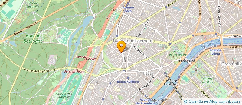 localisation de l'entreprise GPRH SOCIETE D'EXPERTISE COMPTABLE  PARIS