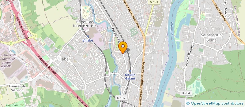 localisation de l'entreprise GPRM BTP à CORBEIL-ESSONNES