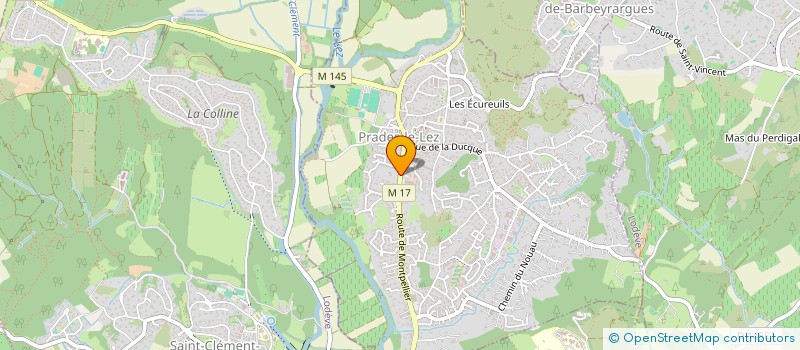 localisation de l'entreprise GPROSERV à PRADES-LE-LEZ