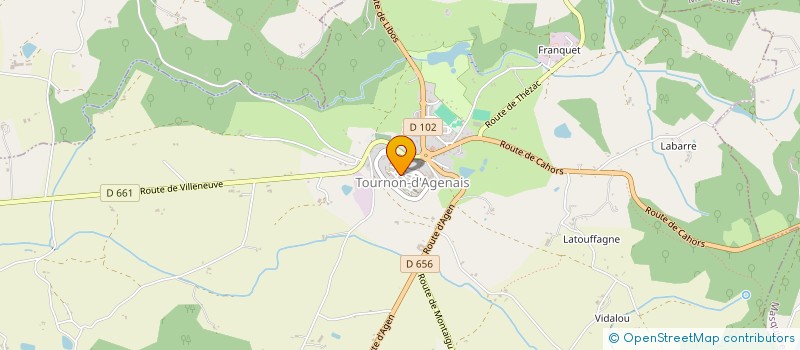 localisation de l'entreprise GPRT D'EMPLOYEURS DE COURBIAC  COURBIAC