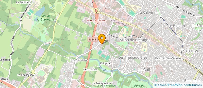 localisation de l'entreprise GPRTDA  SAINT-HERBLAIN