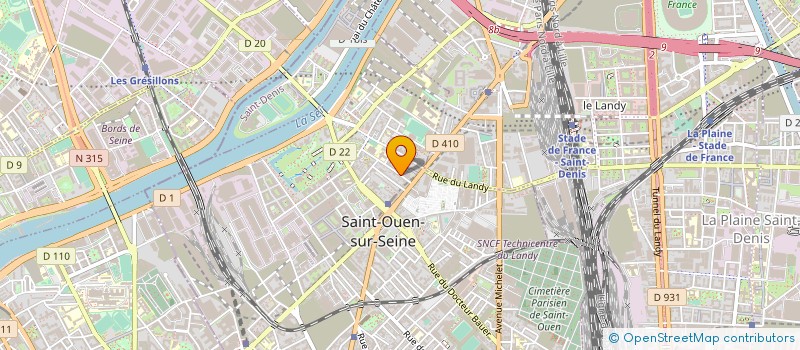 localisation de l'entreprise GPS à SAINT-OUEN-SUR-SEINE
