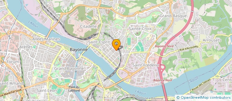 localisation de l'entreprise GPS 64 INTERVENTION à BAYONNE