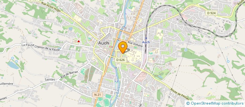 localisation de l'entreprise GPS à AUCH