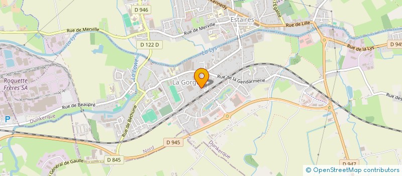 localisation de l'entreprise GPS 911 à LA GORGUE