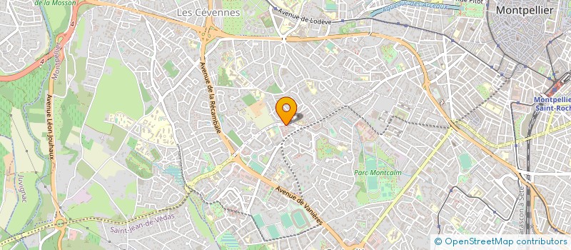 localisation de l'entreprise GPS ACCUEIL à MONTPELLIER