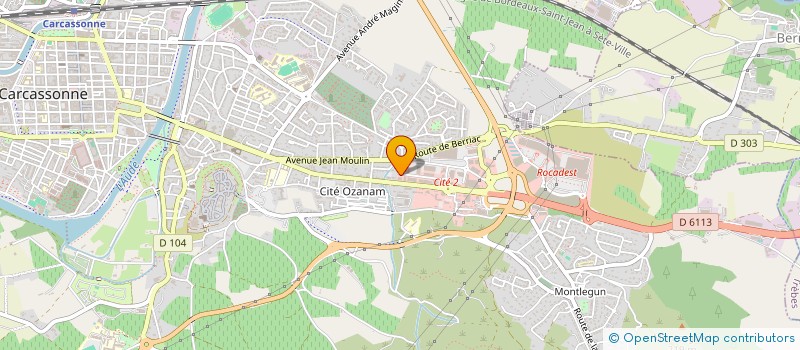 localisation de l'entreprise GPS BAT  CARCASSONNE