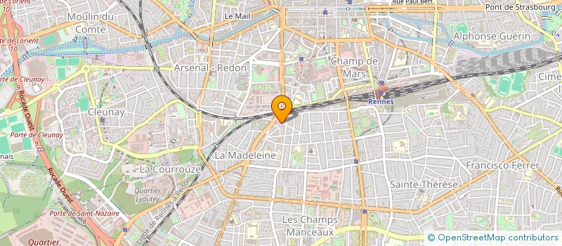 localisation de l'entreprise GPS - ENTREPRENDRE à RENNES