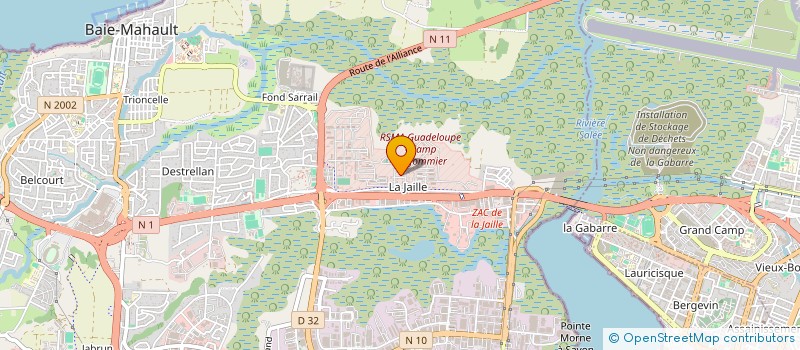 localisation de l'entreprise GPS FINANCE 20-003  BAIE MAHAULT