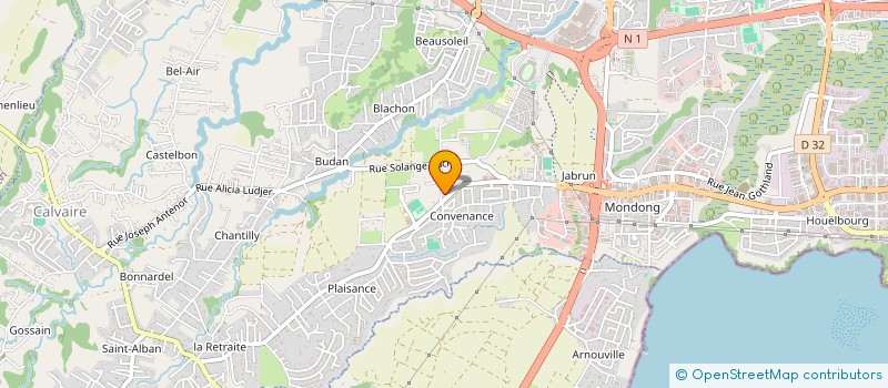 localisation de l'entreprise GPS FINANCE 2013  BAIE-MAHAULT