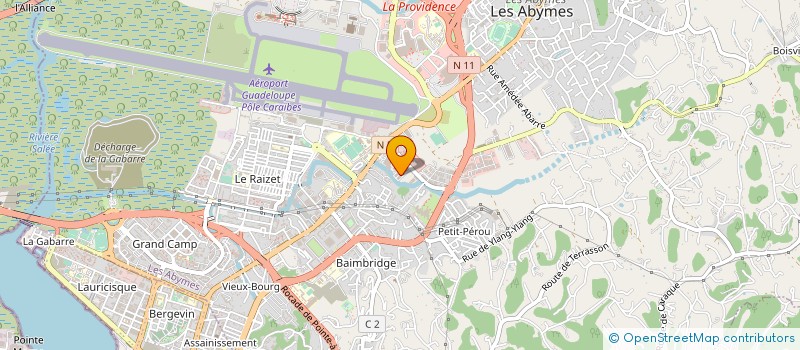 localisation de l'entreprise GPS FINANCE 22-010 à LES ABYMES
