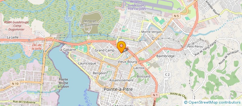 localisation de l'entreprise GPS FINANCE 23-047  LES ABYMES