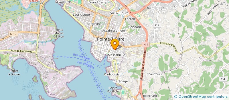 localisation de l'entreprise GPS FINANCE 2439  POINTE A PITRE