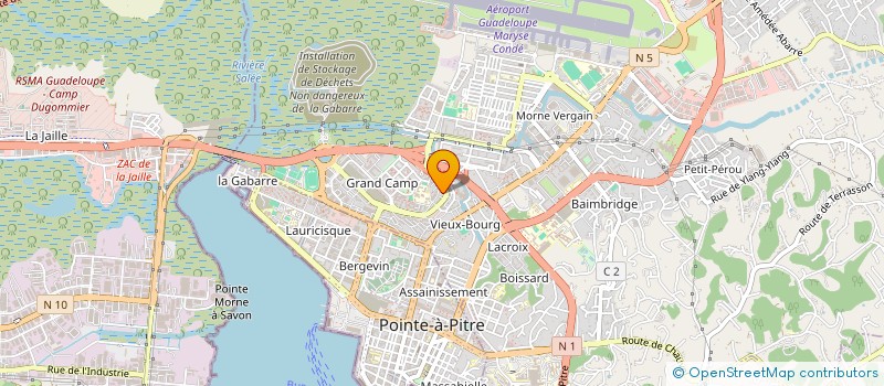 localisation de l'entreprise GPS FINANCE 25-008  LES ABYMES