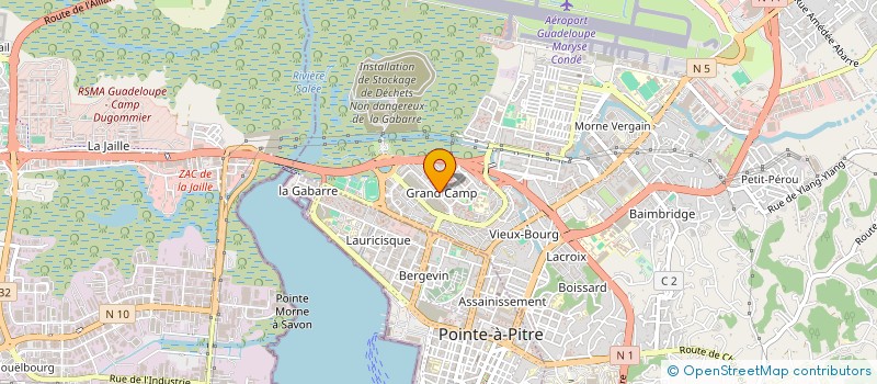 localisation de l'entreprise GPS FINANCE 25-011  LES ABYMES