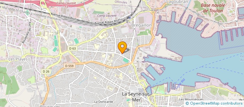 localisation de l'entreprise GPS GAIGNEBET PETIT SAVOYET  LA SEYNE-SUR-MER