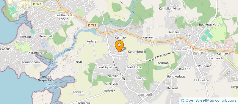 localisation de l'entreprise GPS GUYOMARCH POSE SERVICES à TREGUNC