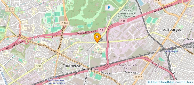 localisation de l'entreprise GPS JLB à LA COURNEUVE